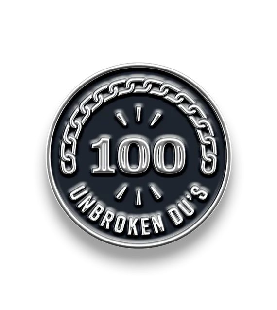 100 Unbroken Pin